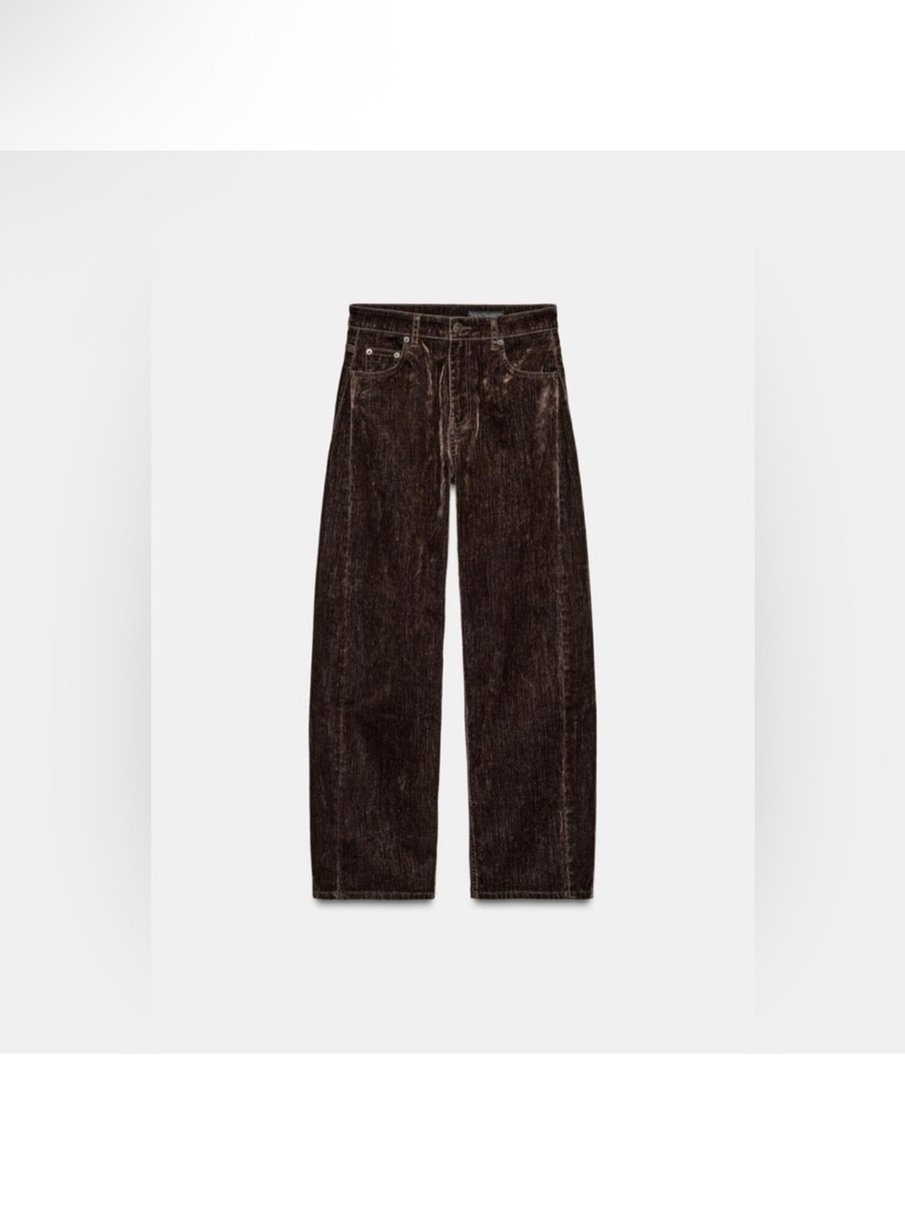 Zara balloon leg jeans- chocolate brown